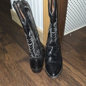 Dan Post Leather Cowboy Boots